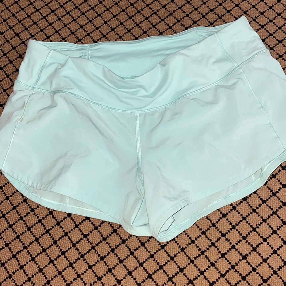 Lululemon teal shorts